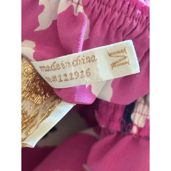 Yumi Kim Pink Abstract Print Strappy Back Mini Dress Size M - Picture 5 of 5